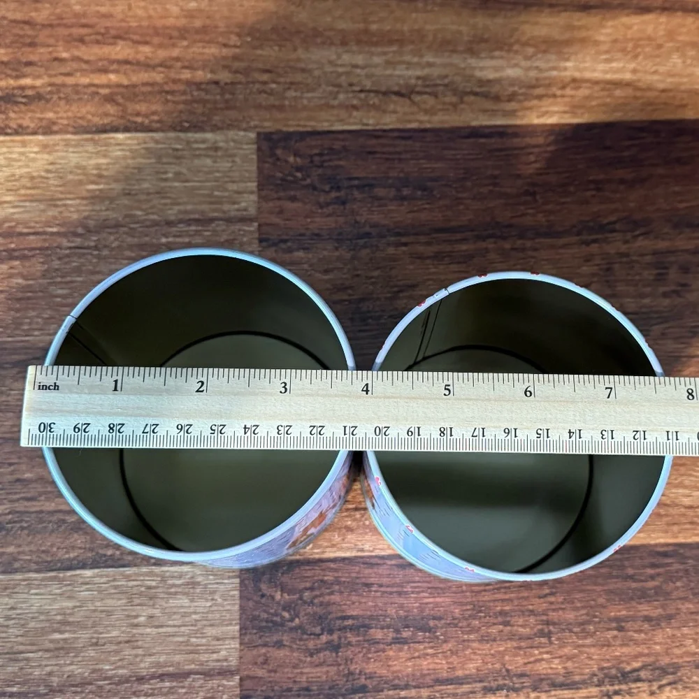 6 Penguin Tins with Hearts